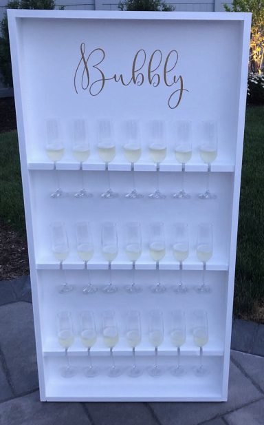 Champagne wall
